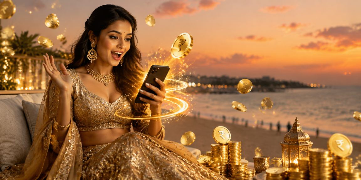 Players engrossed in Teen Patti on mobile devices in India